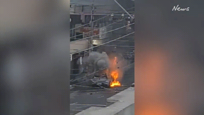 突髮!<a href='/city/Melbourne/' target='_blank'>墨爾本</a>男子抗議強制疫苗在Richmond自焚,目擊者看到“火人”從車中走出,並大喊“no vax ID”(現場視頻)