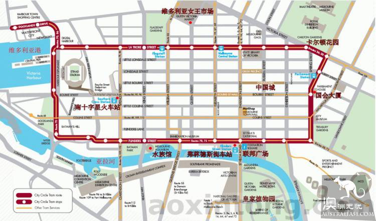 2019年最新墨爾本市區電車攻略