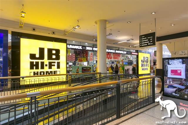 彭裹斯廣場西田購物中心內的JB Hi-Fi店出現確診病例。(網絡圖片)