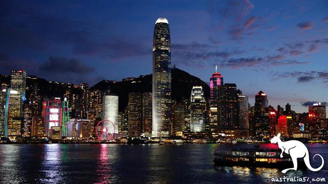2020年6月29日,香港維多利亞港。