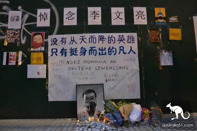 李文亮頭七,香港政團遊行悼念,批林鄭是疫情爆髮“罪魁禍首”