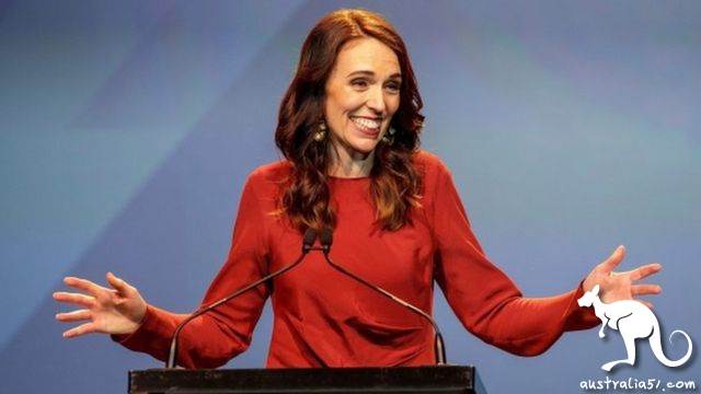 Jacinda Ardern addresses supporters after winning the 2020 election
