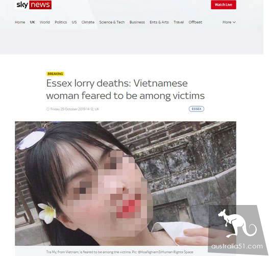 英国货车藏39具尸体案:24户越南家庭报案称家人疑失踪
