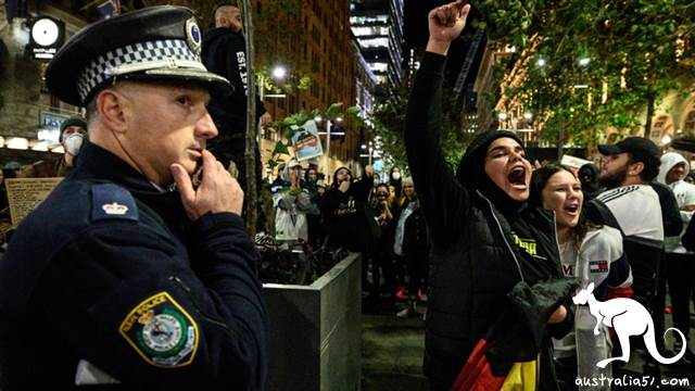 反種族主義怒火延燒至澳洲,悉尼市區叁千人遊