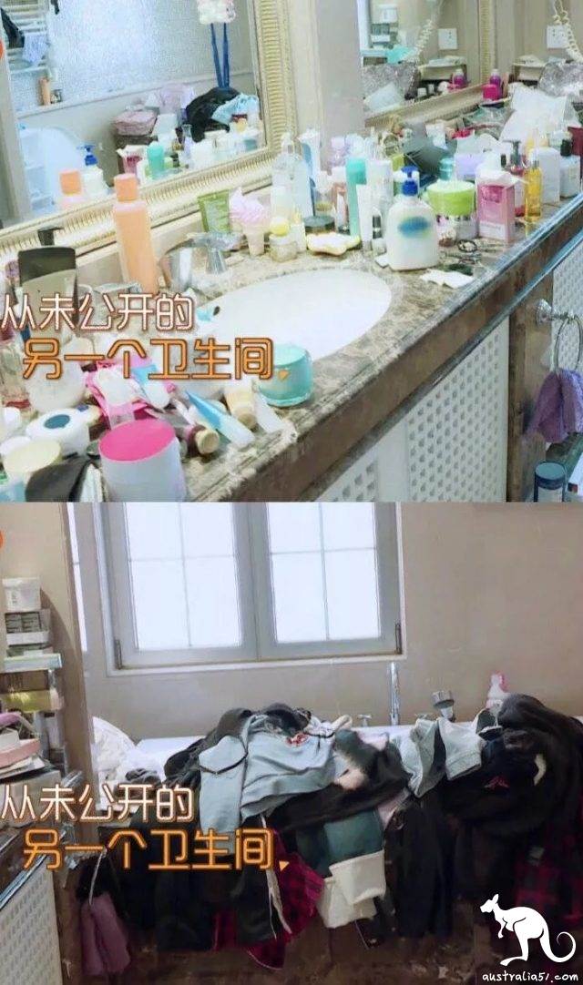 衛生間堆滿東西。(網絡圖片)