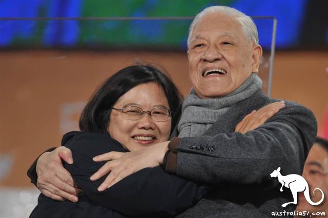 李登輝和現任台灣總統蔡英文