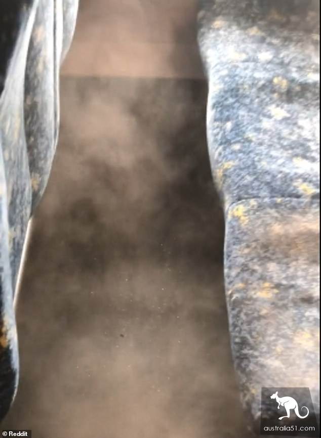 悉尼乘客展示火车座位多脏,还不如站着