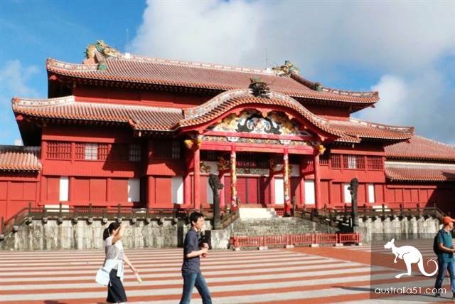 日本沖繩600年古城突髮大火