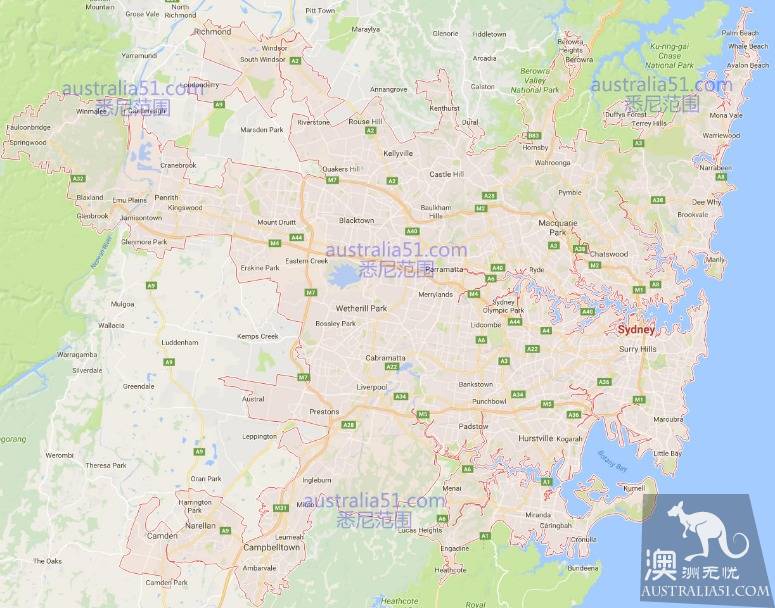 悉尼,富人區窮人區怎麼分?我該住在哪個區?