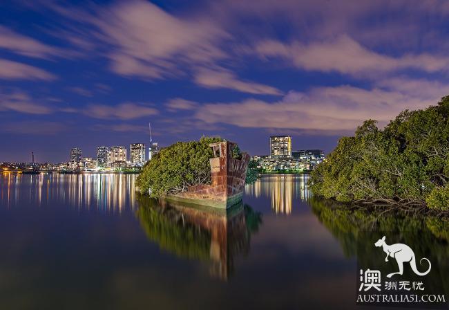 沉船森林，残骸也可以变绿洲，悉尼都市中的奇景