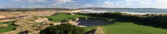 澳洲第一公众球场:班博古沙丘Barnbougle Dunes Golf