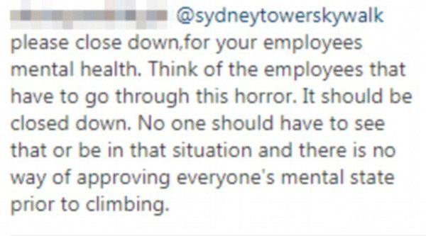 悉尼塔跳樓事件細節曝光!墜亡前不久Skywalk才剛剛關閉,遊客驚魂未定!網友呼籲永久廢棄!