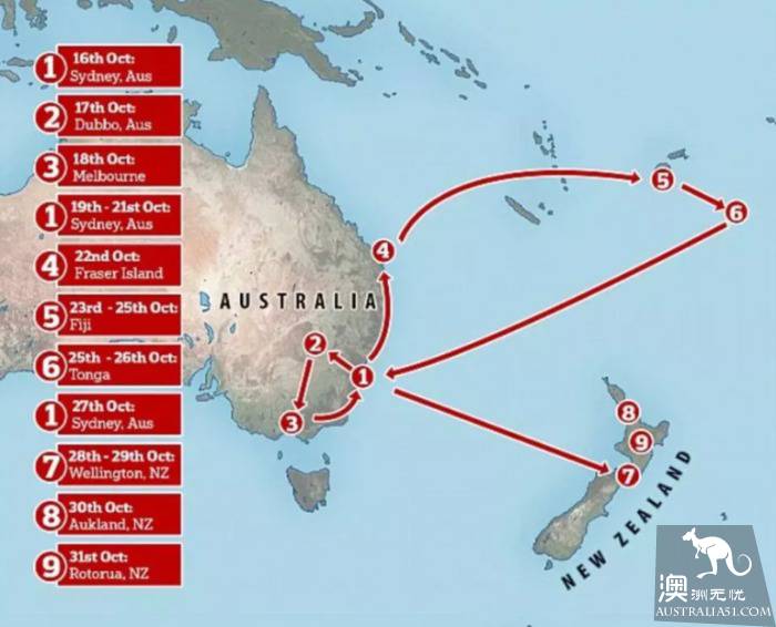 哈里梅根抵达澳洲!接下来几天,能去哪里”偶遇“英国王室贵族?