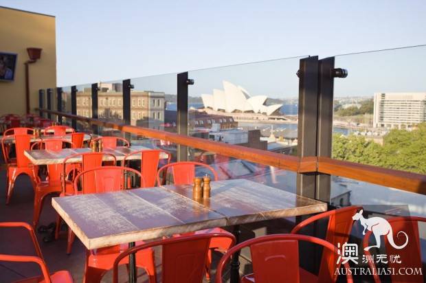 悉尼岩石区百年历史的海景酒吧：The Glenmore at The Rocks