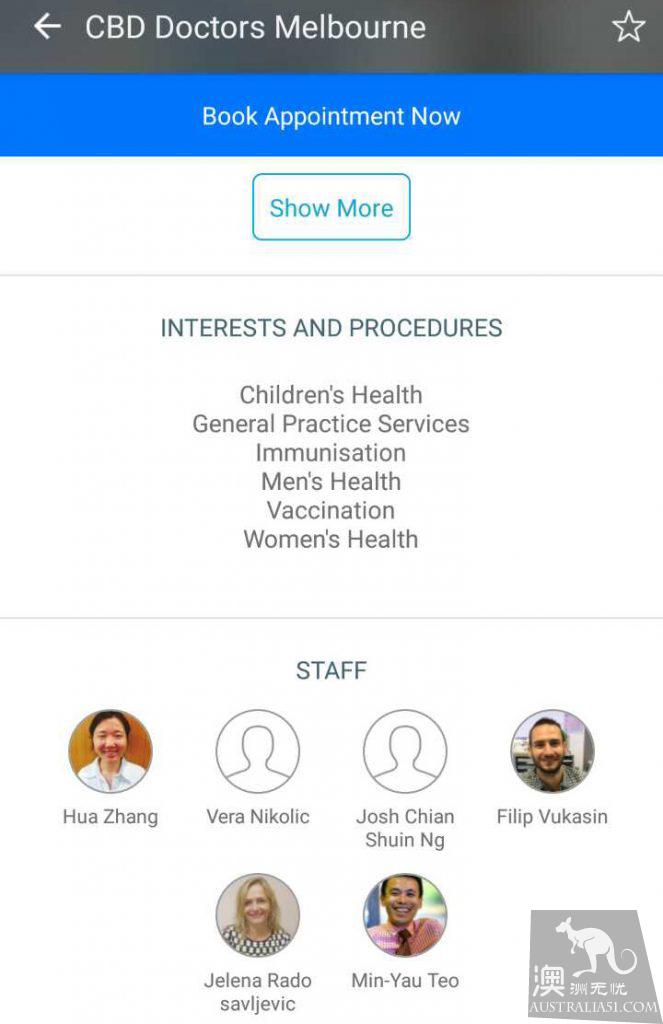 Health Engine：能预约附近GP医生的APP